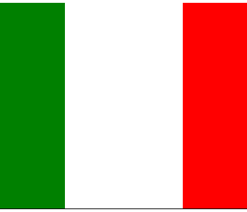 Flagge von Italien