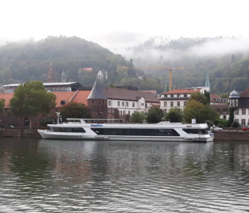 Schiff auf dem Neckar