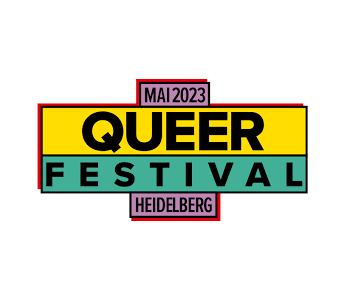Auf dem Foto ist das Zeichen vom Queer Festival