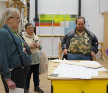 Foto aus der Schreinerei.